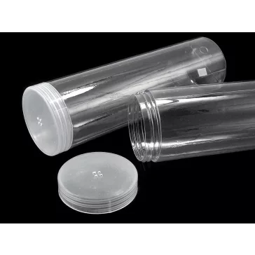 Tubus gombtartó Ø 54mm - átlátszó (5 db-os csomagolás)
