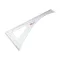 Szabó vonalzó  / méter Prym 60 cm-es - átlátszó (1 db-os csomagolás)