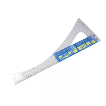   Szabó vonalzó  / méter Prym 60 cm-es - átlátszó (1 db-os csomagolás)
