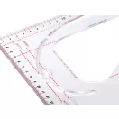 Szabó vonalzó  / méter Prym 60 cm-es - átlátszó (1 db-os csomagolás)