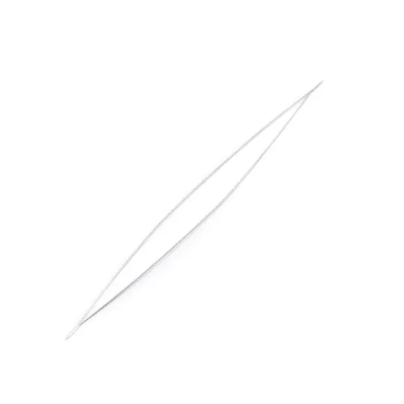 Szétnyithatós tű gyöngyökre 100 mm - nikkel (5 db-os csomagolás) Szétnyithatós tű gyöngyökre 100 mm - nikkel (5 db-os csomagolás)