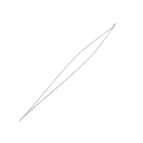 Szétnyitható tű gyöngyökre 100 mm - 100mm nikkel (10 db-os csomagolás) Szétnyitható tű gyöngyökre 100 mm - 100mm nikkel (10 db-os csomagolás)