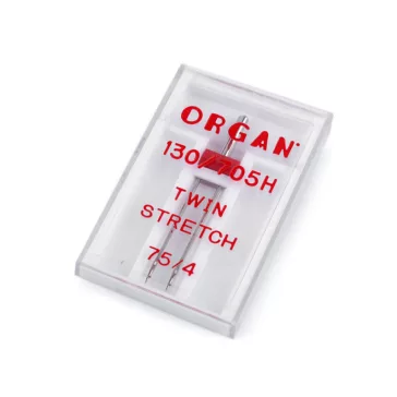 Dupla tű Stretch 75/4 Organ - nikkel (50 doboz)