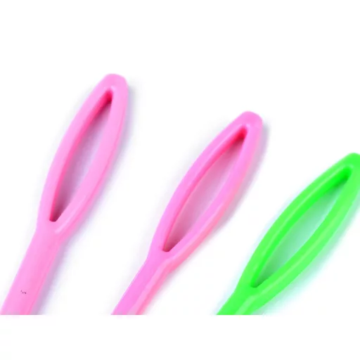Műanyag merkelőtű 90 mm tompa