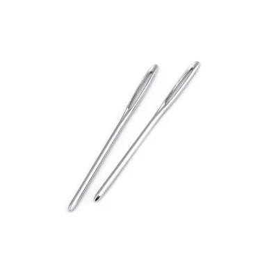   Tompa merkelőtű hossz 50; 60; 70 mm fonaltű, hímzés - 2 (60 mm) nikkel (150 db-os csomagolás)