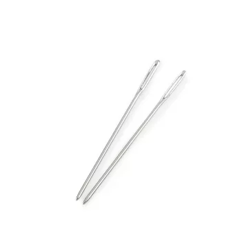   Tompa merkelőtű hossz 50; 60; 70 mm fonaltű, hímzés - 6 (52 mm) nikkel (50 db-os csomagolás)