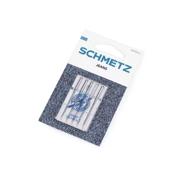 Varrógéptű Jeans 90; 100; 110 Schmetz kártgyán - 1 (90/14) nikkel (5 kártya) Varrógéptű Jeans 90; 100; 110 Schmetz kártgyán - 1 (90/14) nikkel (5 kártya)