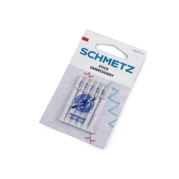   Varrógéptű hímzéshez 75, 90 Schmetz kártyán - nikkel (5 kártya)