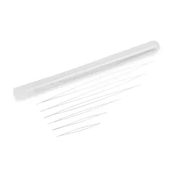   Összecsukható tű gyöngyfűzéshez méretkeverékhez 6 db tubusban