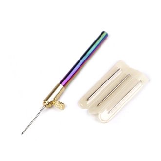 Aari tű - nyél és 3 tű kampóval