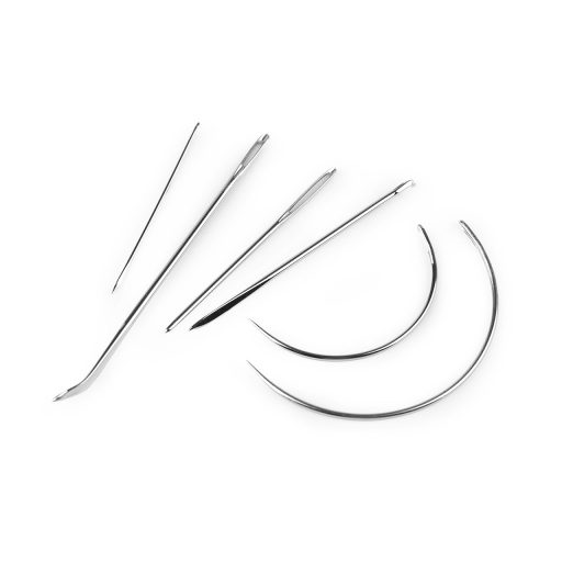 Kézi tűk bőrhöz, zsákvászonhoz, szőnyegekhez, matracokhoz