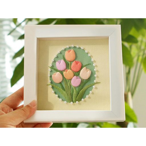 Kreatív hímző készlet kerettel