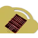 Kézi varrótű kosárka - nikkel (10 db-os csomagolás) Kézi varrótű kosárka - nikkel (10 db-os csomagolás)