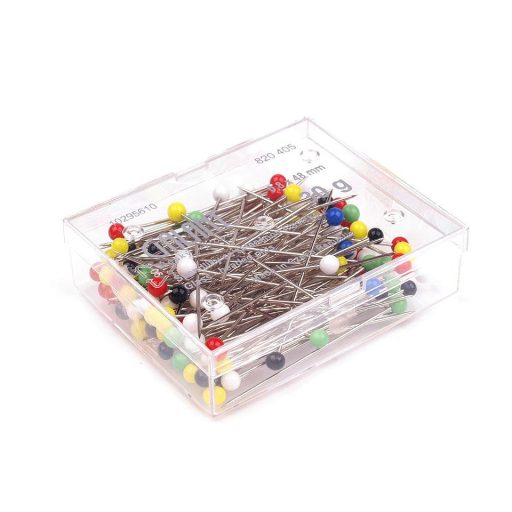 Gombostű üvegfejű hossza 48 mm Galant