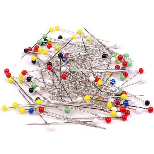 Gombostű üvegfejű hossza 48 mm Galant