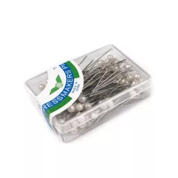 Gombostű gyöngyház szines fejű 38 mm