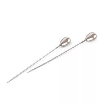   Gombostű csepp alakú gyöngyház fejű 55 mm - gyöngyházfehér (3 doboz)