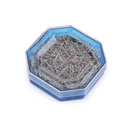 Rövid gombostű acél 16 mm