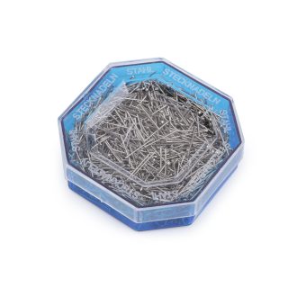 Rövid gombostű acél 16 mm