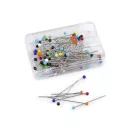 Üvegfejű gombostű hossz 33 mm - mix (1 doboz) Üvegfejű gombostű hossz 33 mm - mix (1 doboz)