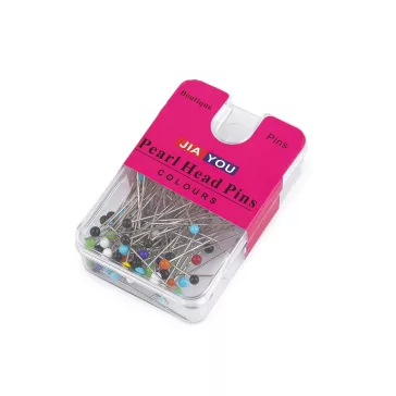 Üvegfejű gombostű hossz 33 mm - mix (12 doboz)