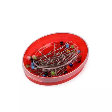 Üvegfejű gombostű hossz 33 mm - mix (48 doboz)