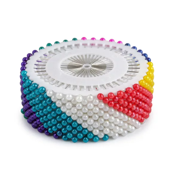 Körben színes műanyag fejű vas gombostű hossz 37 mm - mix (12 rozetta) Körben színes műanyag fejű vas gombostű hossz 37 mm - mix (12 rozetta)