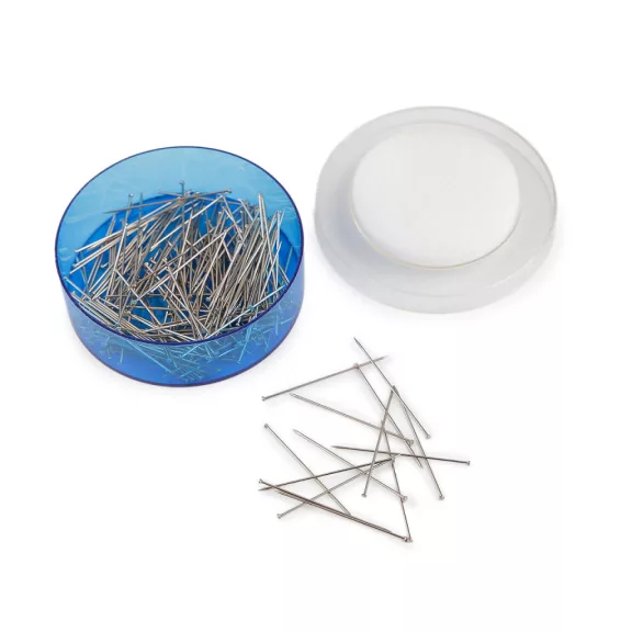 Acél gombostű hossz 34 mm - nikkel (12 doboz) Acél gombostű hossz 34 mm - nikkel (12 doboz)