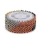 Gombostű készlet kerek metál fejjel hossz 37 mm - mix (12 rozetta)