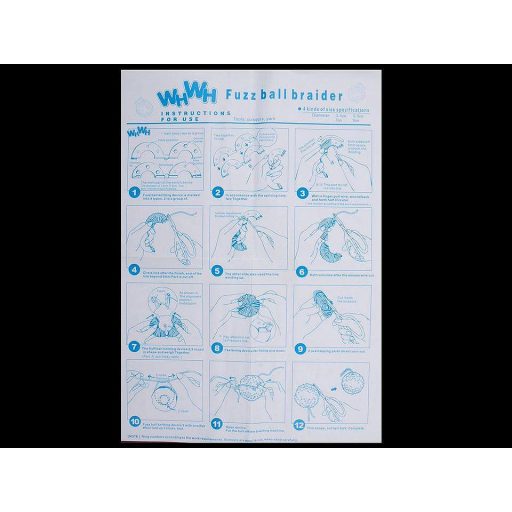 Pom pom készítő készlet négy méretben