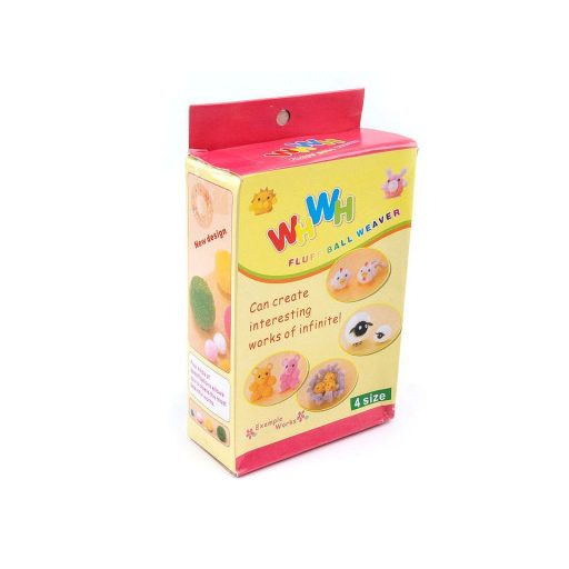 Pom pom készítő készlet négy méretben