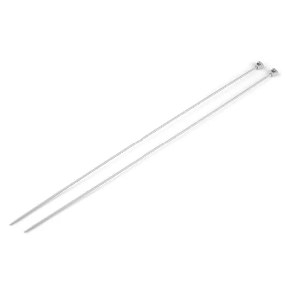 Egyenes kötőtű 2; 2,5; 3 -as - 2,5 mm ezüst (50 pár) Egyenes kötőtű 2; 2,5; 3 -as - 2,5 mm ezüst (50 pár)