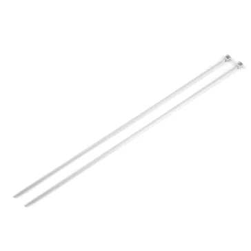 Egyenes kötőtű 3,5 -es - 35 cm ezüst (20 pr)