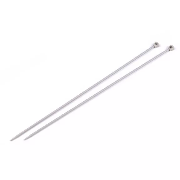 Egyenes kötőtű 3,5 -es - 30 cm ezüst (1 pár) Egyenes kötőtű 3,5 -es - 30 cm ezüst (1 pár)