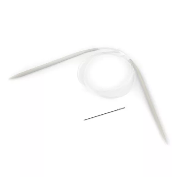 Körkötőtű 4,5; 5; 5,5; 6; 7; 8-as - 4,5 mm ezüst (1 db-os csomagolás) Körkötőtű 4,5; 5; 5,5; 6; 7; 8-as - 4,5 mm ezüst (1 db-os csomagolás)