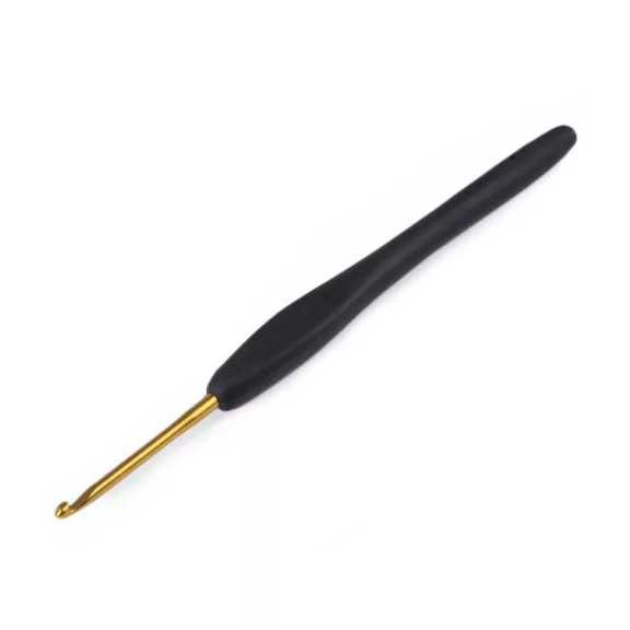 Horgolótű szilikon nyelű méretek. 2; 2,5; 3; 3,5; 4; 4,5; 5; 5,5; 6 - 3 (3 mm) fekete (1 db-os csomagolás) Horgolótű szilikon nyelű méretek. 2; 2,5; 3; 3,5; 4; 4,5; 5; 5,5; 6 - 3 (3 mm) fekete (1 db-os csomagolás)