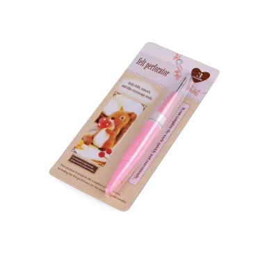 Nemezelő toll tűvel - 1 pink (3 db-os csomagolás)
