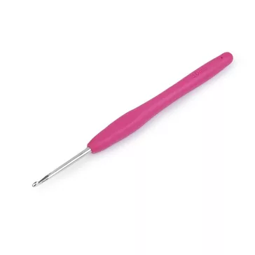   Horgolótű szilikon nyelű mérete 2-6 - 3 (3 mm) véletlen. színek (1 db-os csomagolás)