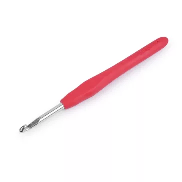   Horgolótű szilikon nyelű mérete 2-6 - 8 (5,5 mm) véletlen. színek (1 db-os csomagolás)