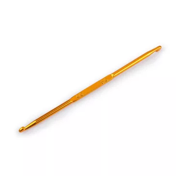   Tuniszi kétvégű horgolótű méretek 1;2;3;5;6;7;8 - 4-5 rézsárga (1 db-os csomagolás)