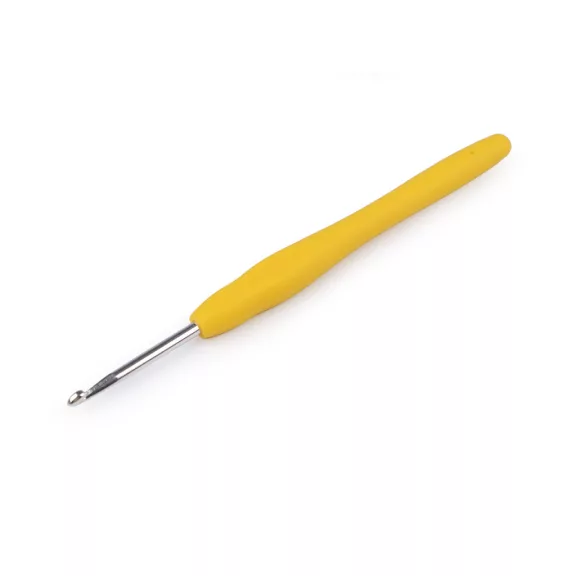 Szilikon nyelű horgolótű 2,5 méret; 2; 2,5; 3; 3,5; 4; 53; 3.5 - 3 (3,5 mm) véletlen. színek (1 db-os csomagolás) Szilikon nyelű horgolótű 2,5 méret; 2; 2,5; 3; 3,5; 4; 53; 3.5 - 3 (3,5 mm) véletlen. színek (1 db-os csomagolás)