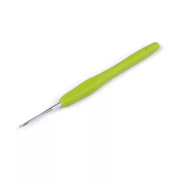   Szilikon nyelű horgolótű 2,5 méret; 2; 2,5; 3; 3,5; 4; 53; 3.5 - 6 (2 mm) véletlen. színek (6 db-os csomagolás)