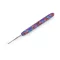 Horgolótű szilikon nyelű, aranyhegyű - 3 (1 mm) lila (1 db-os csomagolás)