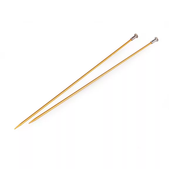 Egyenes kötőtű 3; 3,5; 4; 4,5; 5; 5,5; 6; 8; 9; 10 - 1 (3 mm) arany (5 pr) Egyenes kötőtű 3; 3,5; 4; 4,5; 5; 5,5; 6; 8; 9; 10 - 1 (3 mm) arany (5 pr)