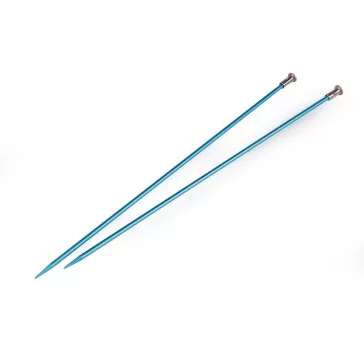 Egyenes kötőtű 3; 3,5; 4; 4,5; 5; 5,5; 6; 8; 9; 10 - 2 (3,5 mm) türkiszkék (1 pr)