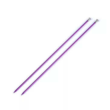   Egyenes tűk 3; 3,5; 4; 4,5; 5; 5,5; 6; 8; 9; 10 - 3 (4 mm) lila (5 pr)