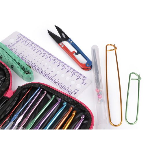 Fém horgolótű készlet