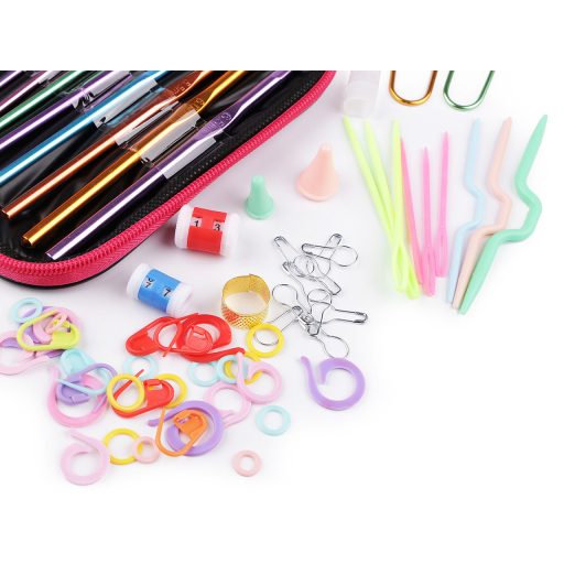 Fém horgolótű készlet