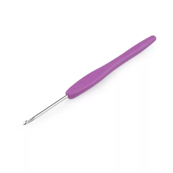 Horgolótű szilikon nyeles méretek 2,6 - 6-ig - 2 (3 mm) véletlen. színek (1 db-os csomagolás) Horgolótű szilikon nyeles méretek 2,6 - 6-ig - 2 (3 mm) véletlen. színek (1 db-os csomagolás)