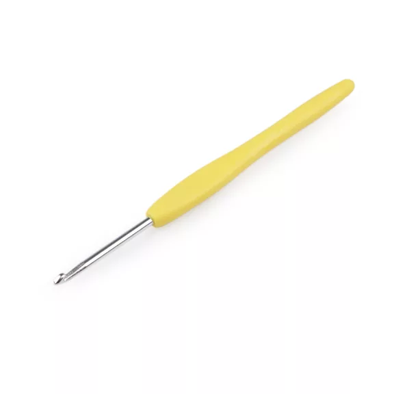 Horgolótű szilikon nyeles méretek 2,6 - 6-ig - 3 (3,5 mm) véletlen. színek (1 db-os csomagolás) Horgolótű szilikon nyeles méretek 2,6 - 6-ig - 3 (3,5 mm) véletlen. színek (1 db-os csomagolás)